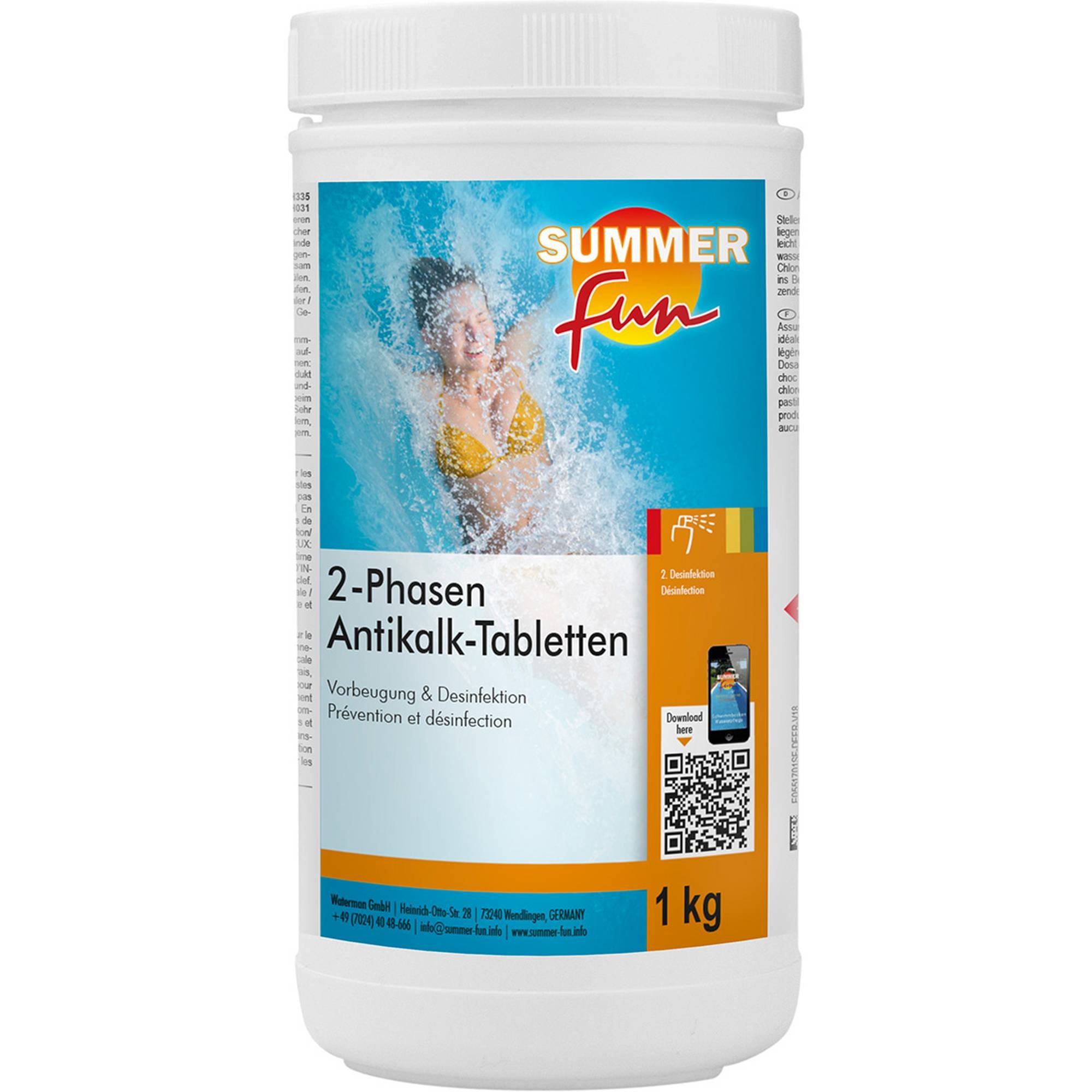 Summer Fun - 2-Phasen Antikalk 250 g, 1 kg